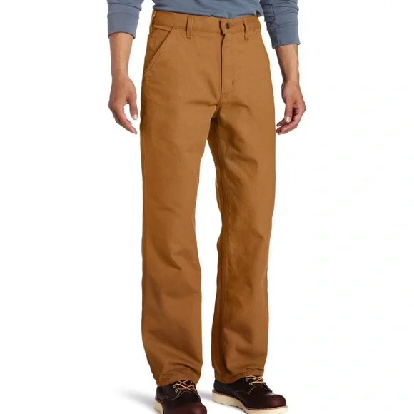 Carhartt Men's Loose Fit Washed Duck Utility Work Pant - Picture 1 of 11
